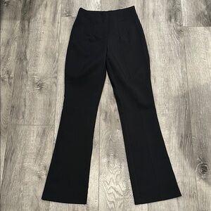 ZARA Black High-Rise Flare Dress Pants Size XS